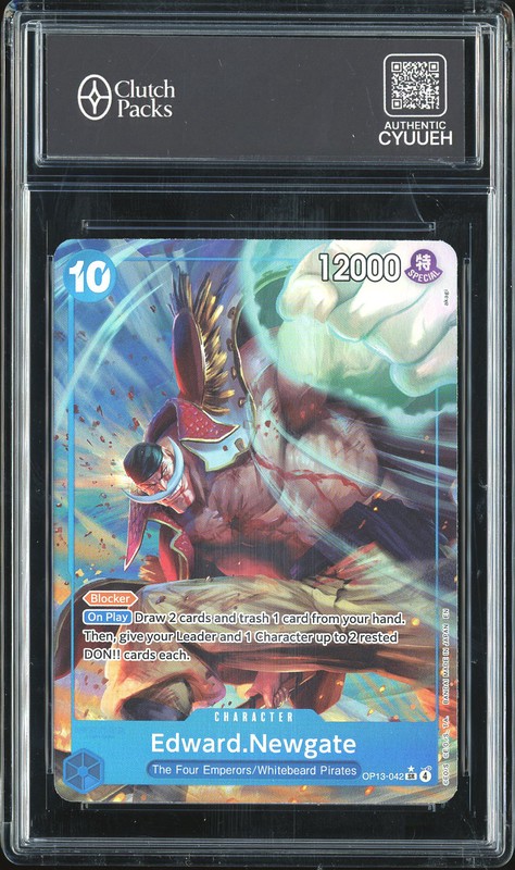 One Piece Edward.Newgate #OP13-042 Carrying On His Will SR Alternate Art