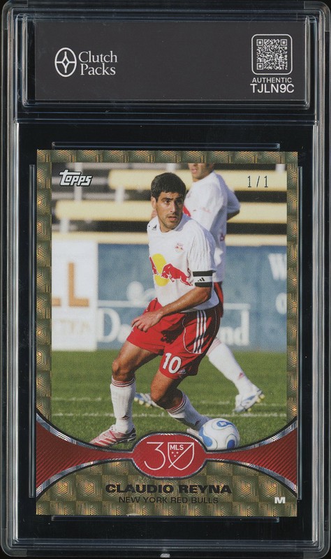 2025 Topps MLS 30th Anniversary Claudio Reyna #16 Gold Foilfractor /1