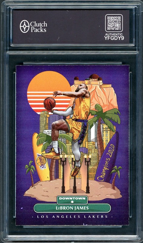 2021-22 Panini One and One Downtown LeBron James #1