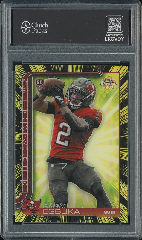 2025 Topps Chrome Radiating Rookies Emeka Egbuka #RR-12