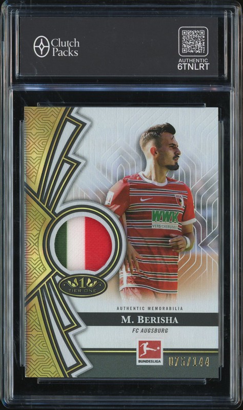 2022-23 Topps Tier One Mergim Berisha #TOR-MBE Relic /144