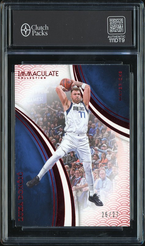 2024-25 Panini Immaculate Collection Luka Dončić #84 International Red /27