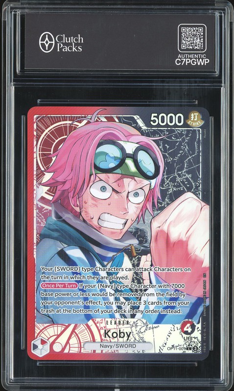 One Piece Koby #OP11-001 A Fist of Divine Speed L