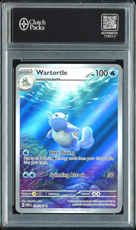 2023 Pokémon 151 Wartortle #171/165 Illustration Rare