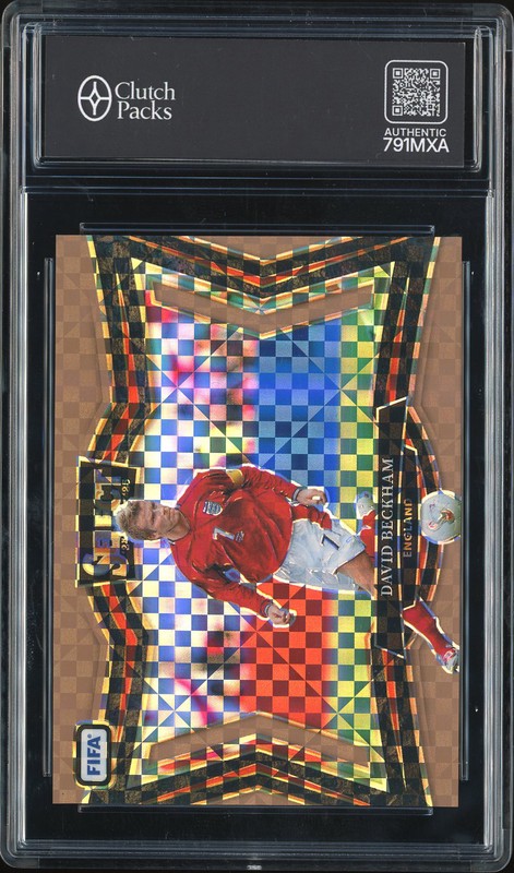 2024-25 Panini Select FIFA Soccer Field Level David Beckham #246 Checkerboard /75