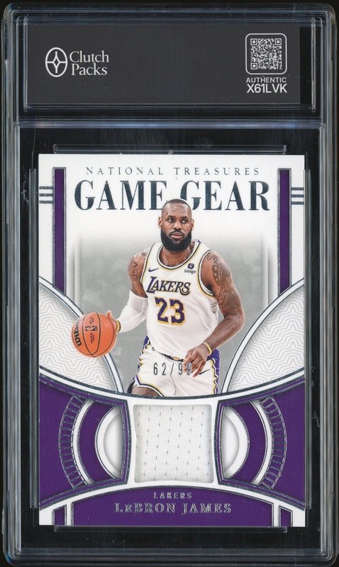 2023-24 Panini National Treasures Game Gear LeBron James #GG-LBJ /99