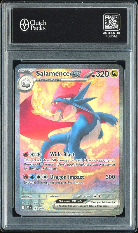 2015 Pokémon TCG Salamence EX #187 Full Art