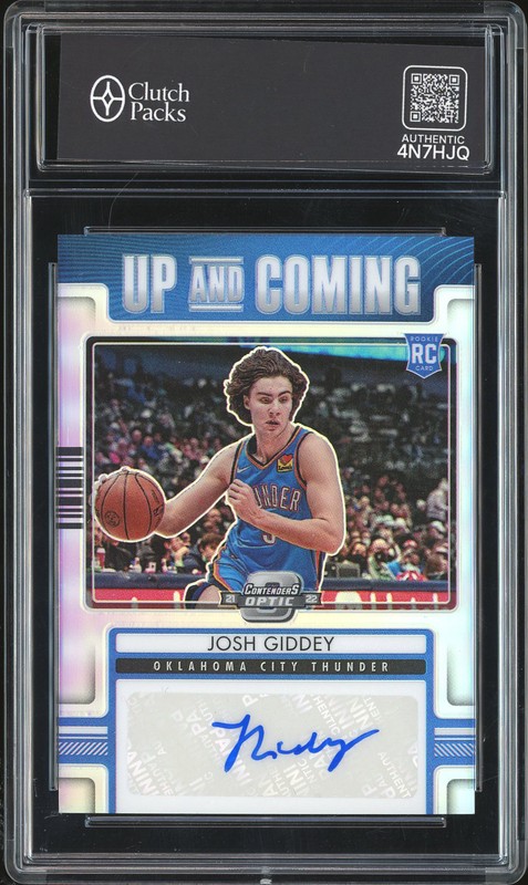 2021-22 Panini Contenders Optic Up and Coming Josh Giddey #UCA-JGI Autograph /99