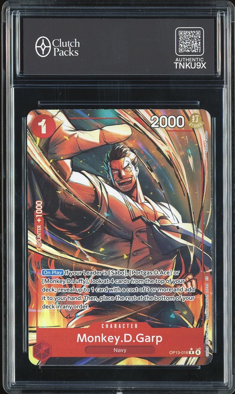 One Piece Monkey.D.Garp #OP13-016 Carrying On His Will R