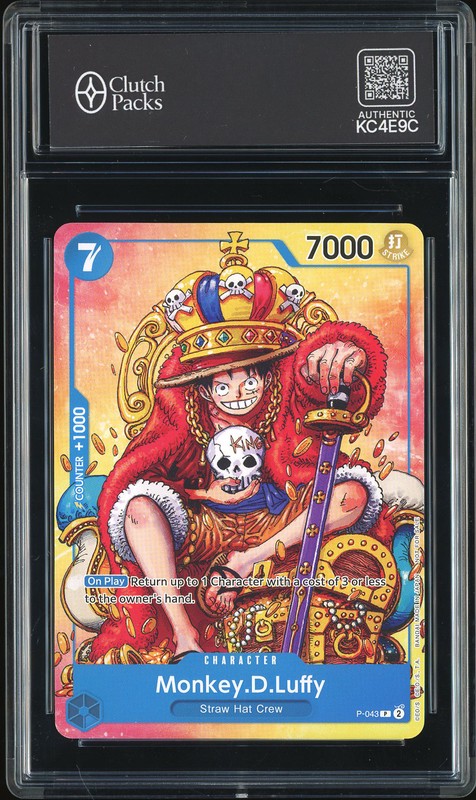 One Piece Monkey.D.Luffy #P-043 Promo 2nd Anniversary Tournament-Participation