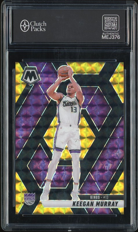 2024-25 Panini Mosaic Keegan Murray #57 Black Gold /8