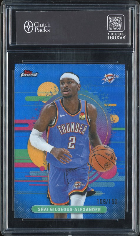 2026 Topps Finest Shai Gilgeous-Alexander #160 Blue /150