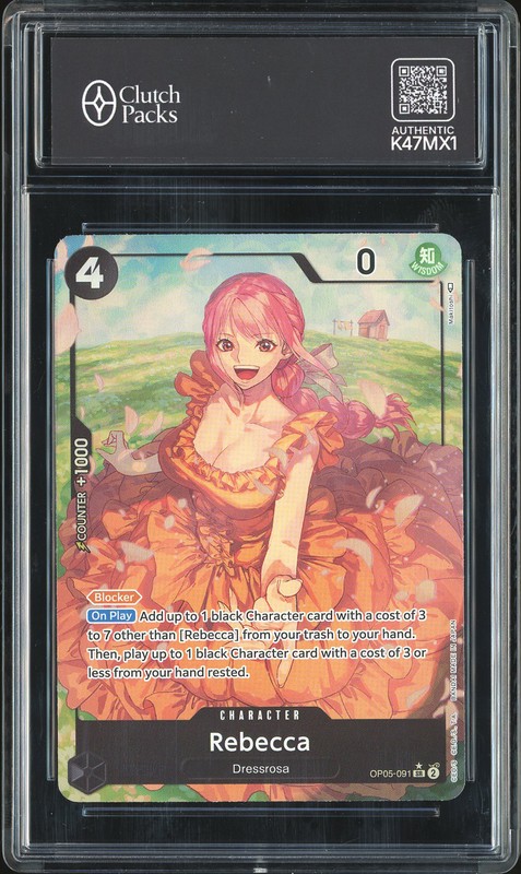 One Piece Rebecca #OP05-091 Awakening of the New Era SR Alternate Art
