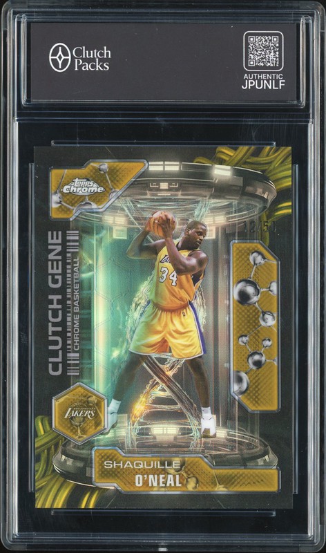 2025 Topps Chrome Clutch Gene Shaquille O'Neal #CG-27 Gold /50