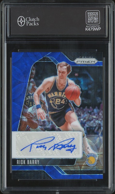 2024-25 Panini Prizm Choice Signatures Rick Barry #SIG-RBW /49