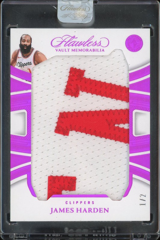 2024-25 Panini Flawless Vault Memorabilia James Harden #FVM-JMH Patch /2