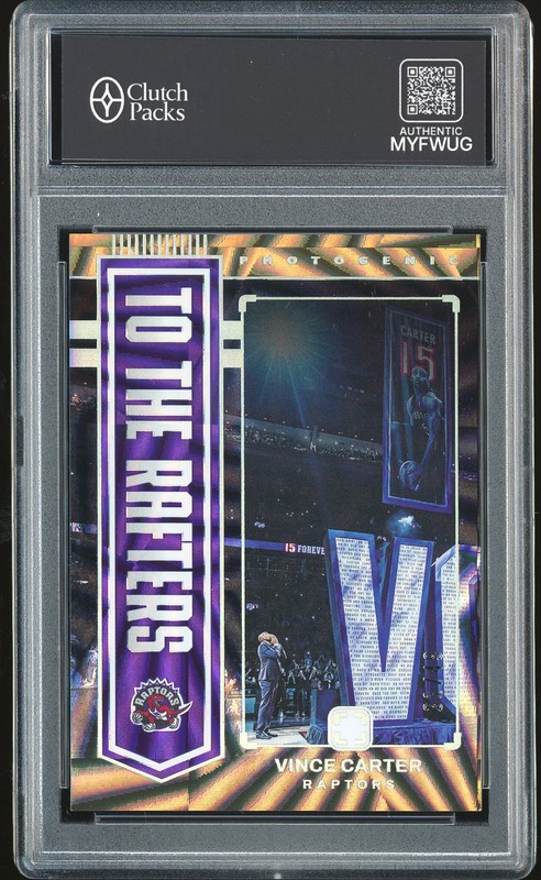 2024-25 Panini Photogenic To The Rafters Vince Carter #4 Wedges /49