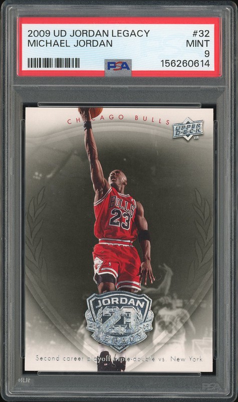2009-10 UD Jordan Legacy Michael Jordan #32 PSA 9