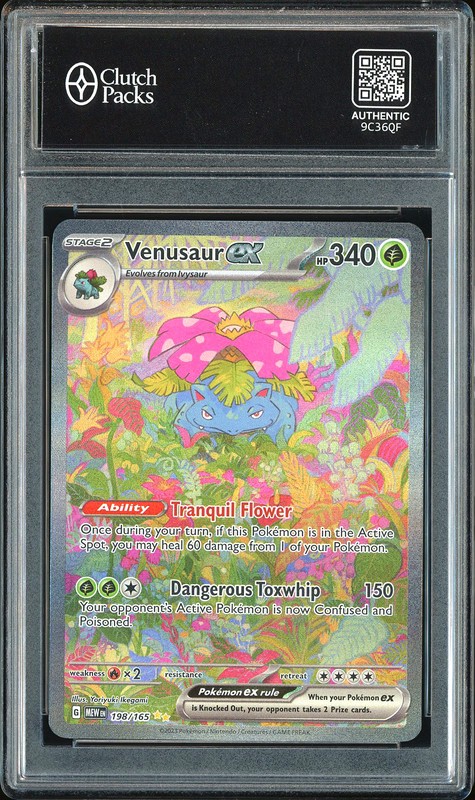 2023 Pokemon Scarlet & Violet 151 Venusaur ex #198/165 Special Illustration Rare