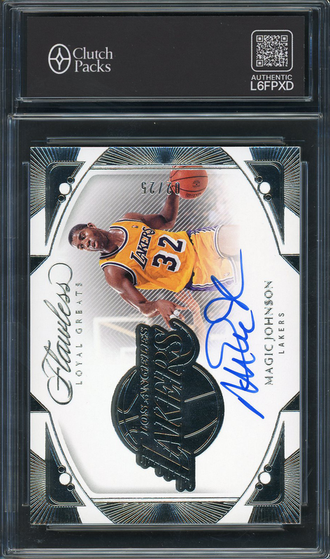2023-24 Panini Flawless Loyal Greats Magic Johnson #FLG-MJO Autograph /25