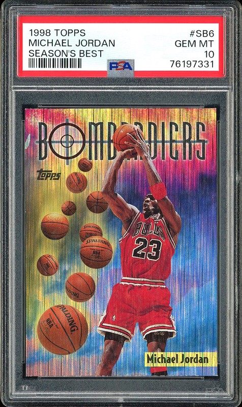 Topps Season's Best Michael Jordan #SB6