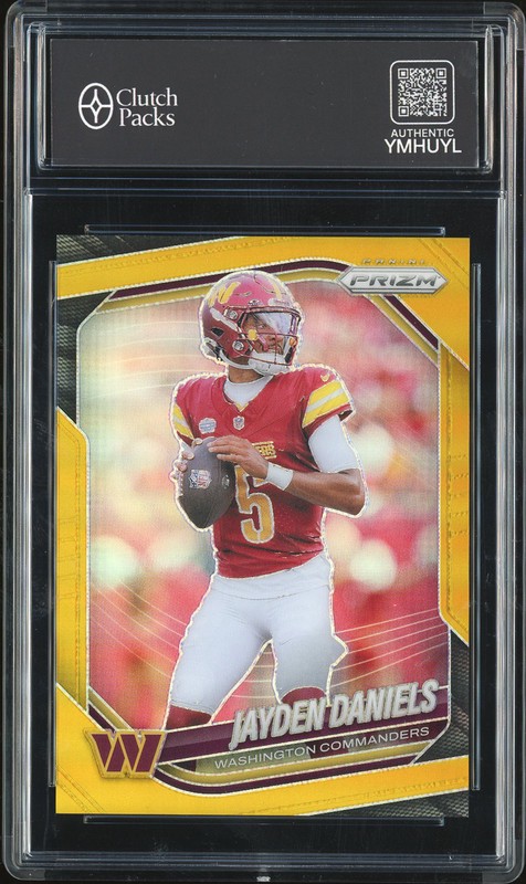 2025 Panini Prizm Jayden Daniels #278 Gold /10