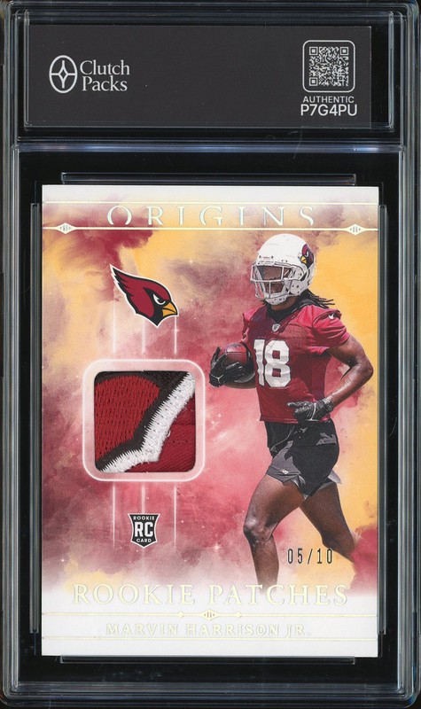 2024 Panini Origins Rookie Patches Marvin Harrison Jr. #RPT-MHJ /10