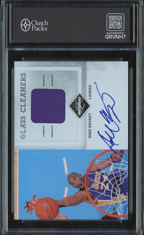 2012-13 Panini Limited Glass Cleaners Kobe Bryant #1 Patch Autograph /49
