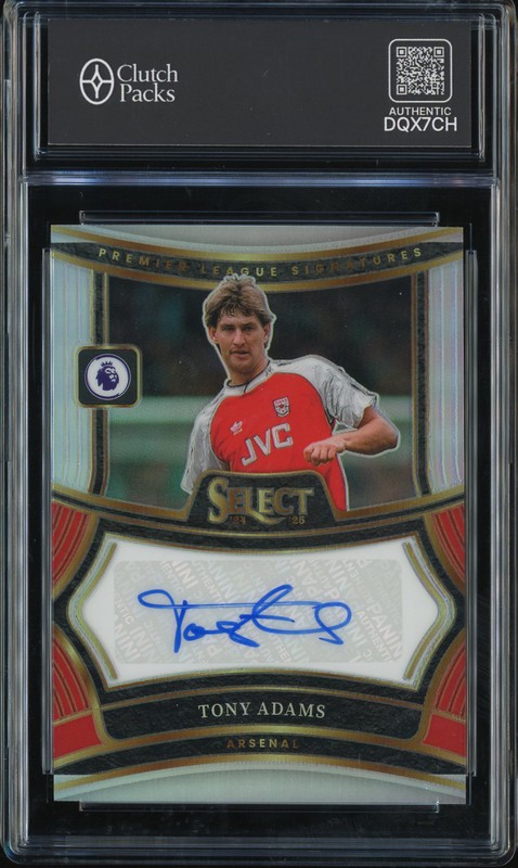 2024-25 Panini Select Premier League Signatures Tony Adams #S-TA Autograph