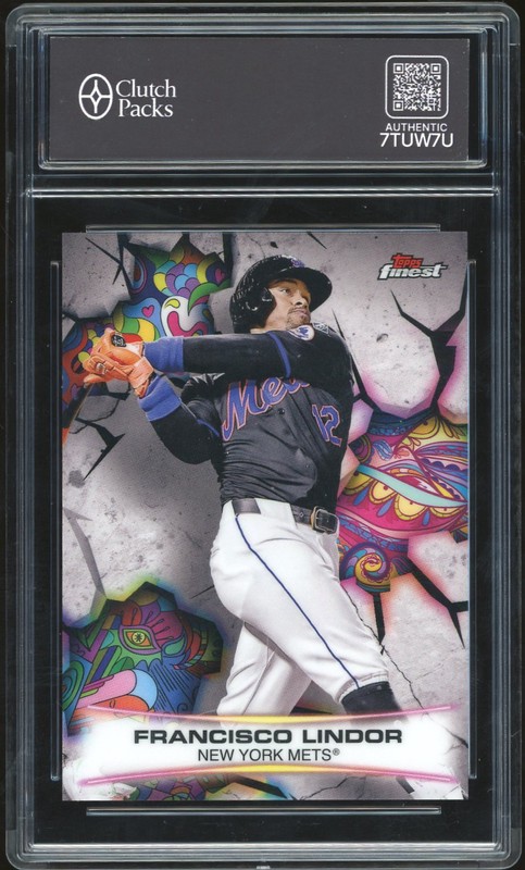 2025 Topps Finest Francisco Lindor #S-2 Smashing Through