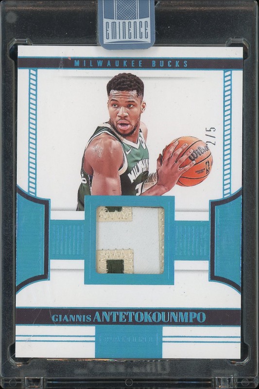 2024-25 Panini Eminence Patch Giannis Antetokounmpo #MS-GIA /5