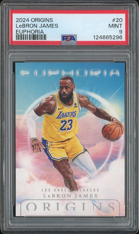 2024-25 Panini Origins Euphoria LeBron James #20 PSA 9