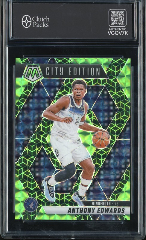 2024-25 Panini Mosaic City Edition Anthony Edwards #279 Spectris Green /5