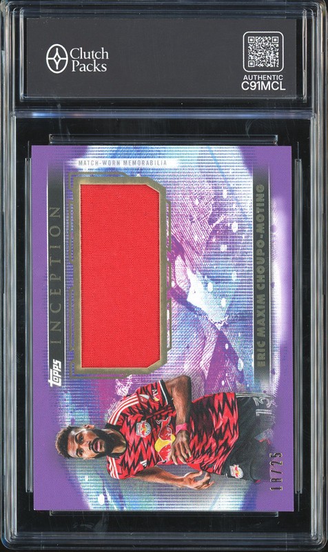 2025 Topps Inception Jumbo Relic Card Eric Maxim Choupo-Moting #JR-EC Purple /25