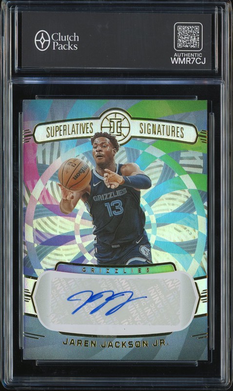 2021-22 Panini Illusions Superlatives Signatures Jaren Jackson Jr. #SS-JJJ 