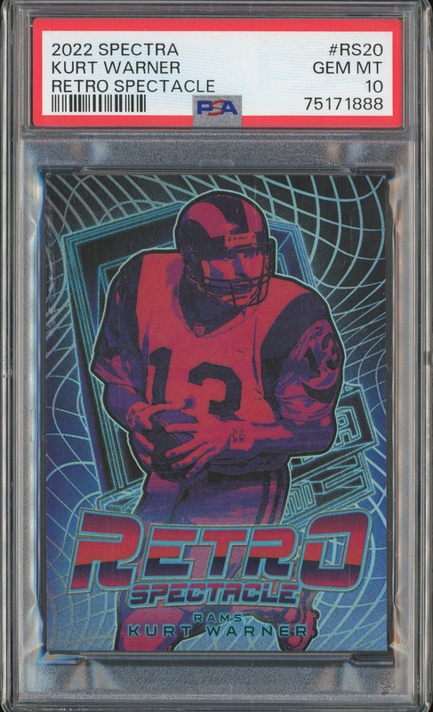 2022 Panini Spectra Retro Spectacle Kurt Warner #RS20 PSA 10