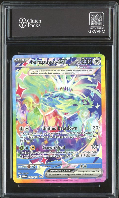 2025 Terapagos ex #169/131 Full Art