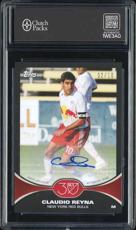 2025 Topps MLS 30th Anniversary Claudio Reyna #16A Autograph /10