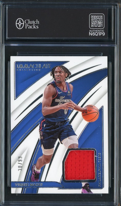 2023-24 Panini Immaculate Collection Standard Swatches Tyrese Maxey #SWA-MAX Patch /99