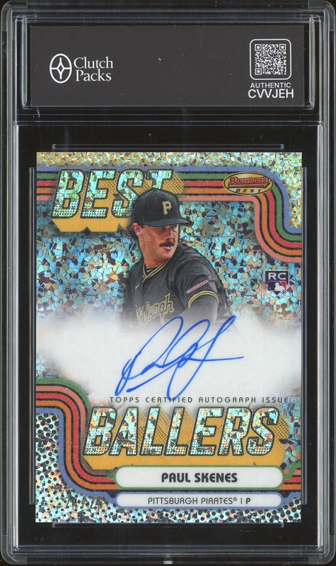 2024 Bowman's Best Ballers Autographs Paul Skenes #BBA-PS Mini Diamond /25