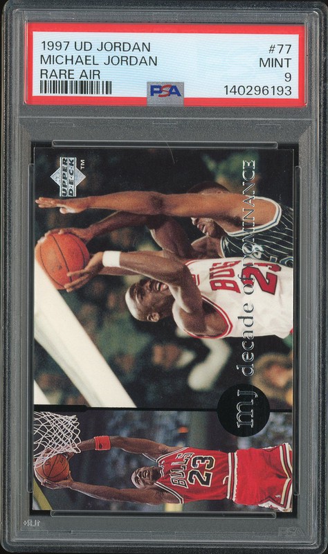 1997 Upper Deck Rare Air Michael Jordan #77 PSA 9