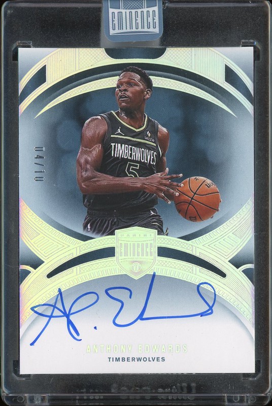 2024-25 Panini Eminence Anthony Edwards #15 Autograph /10