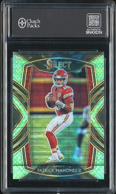 2020 Panini Select Patrick Mahomes II #202 Dragon Scale Prizm /67