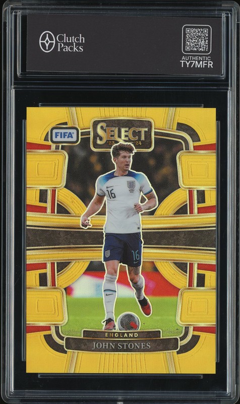 2023-24 Panini Select FIFA Soccer Terrace John Stones #78 Gold /10