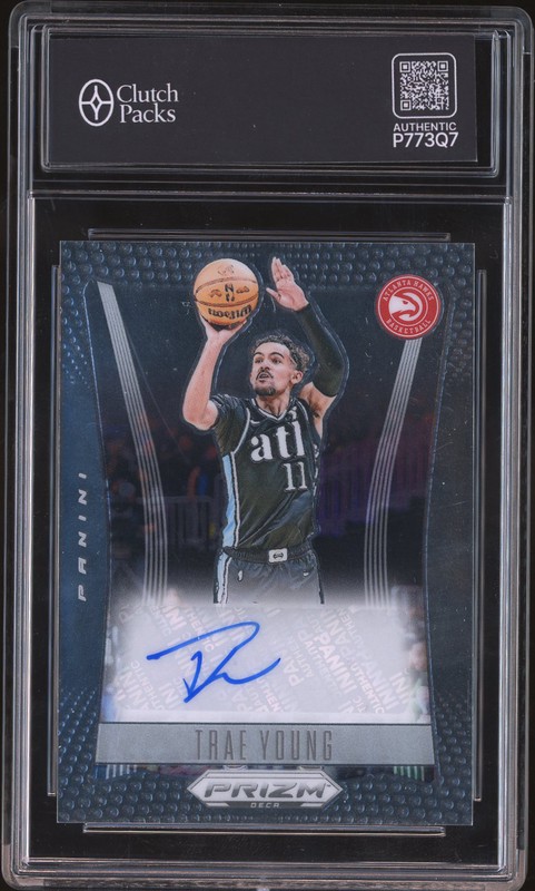 2023-24 Panini Prizm Deca Signatures Trae Young #DS-TRA