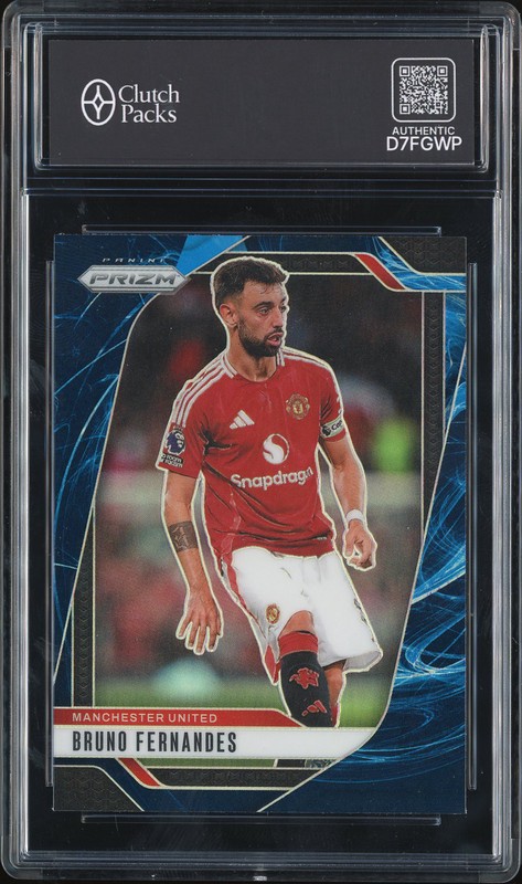 2024-25 Panini Prizm Premier League Bruno Fernandes #129 Genesis
