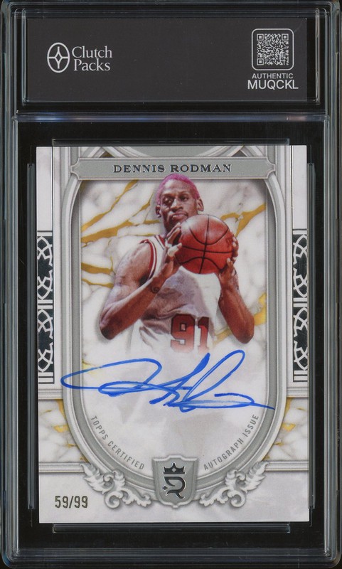 2023-24 Topps Royalty Collection Superior Signatures Dennis Rodman #SS-DRO /99