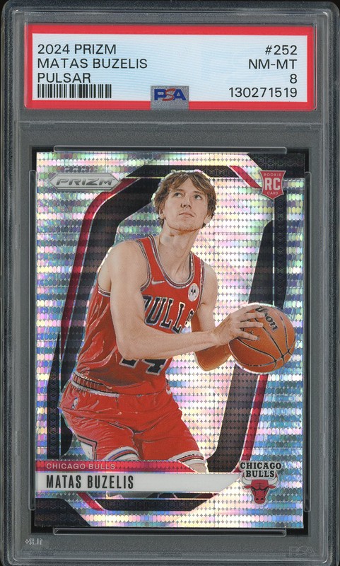 2024 Prizm Matas Buzelis #252 Pulsar PSA 8