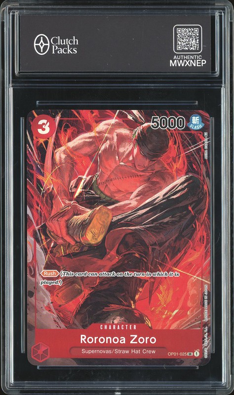 One Piece Roronoa Zoro #OP01-025 Romance Dawn SR