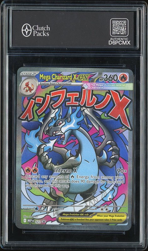 2016 Pokemon XY Evolutions Mega Charizard EX #023